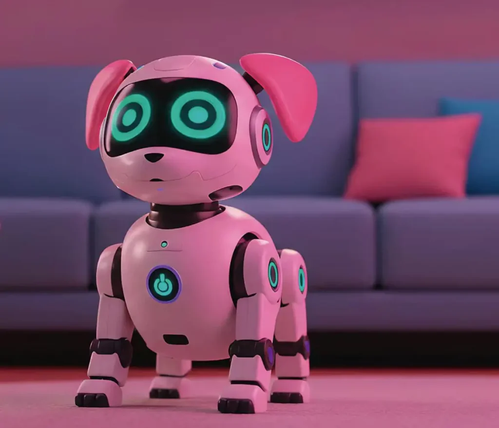 AI Robot Pet: Battery-Powered Companionship 2 AI desktop robot