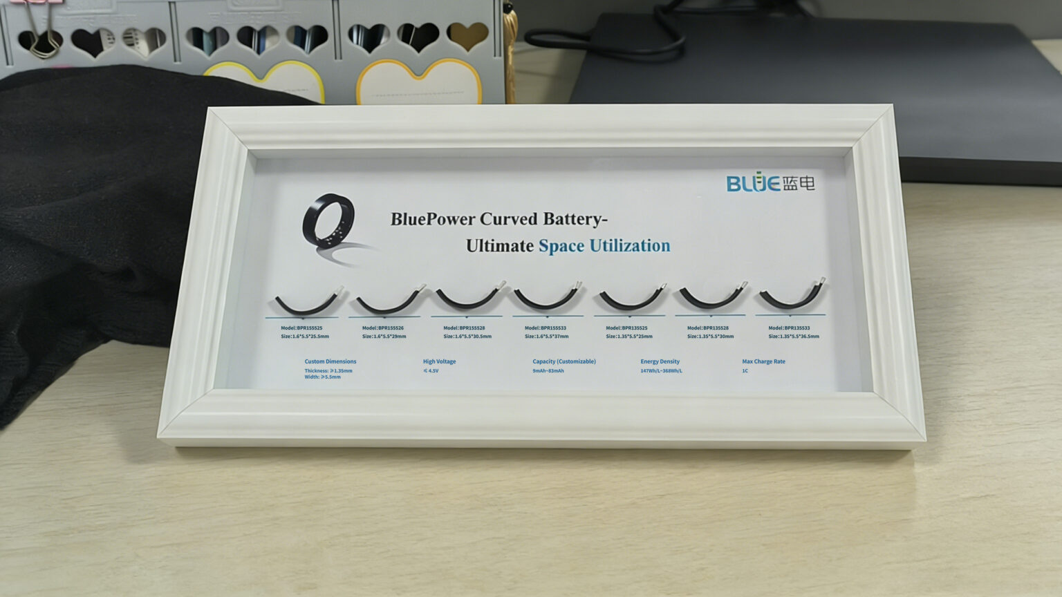 Curved Lipo Battery Solves Space Challenges in Smart Rings