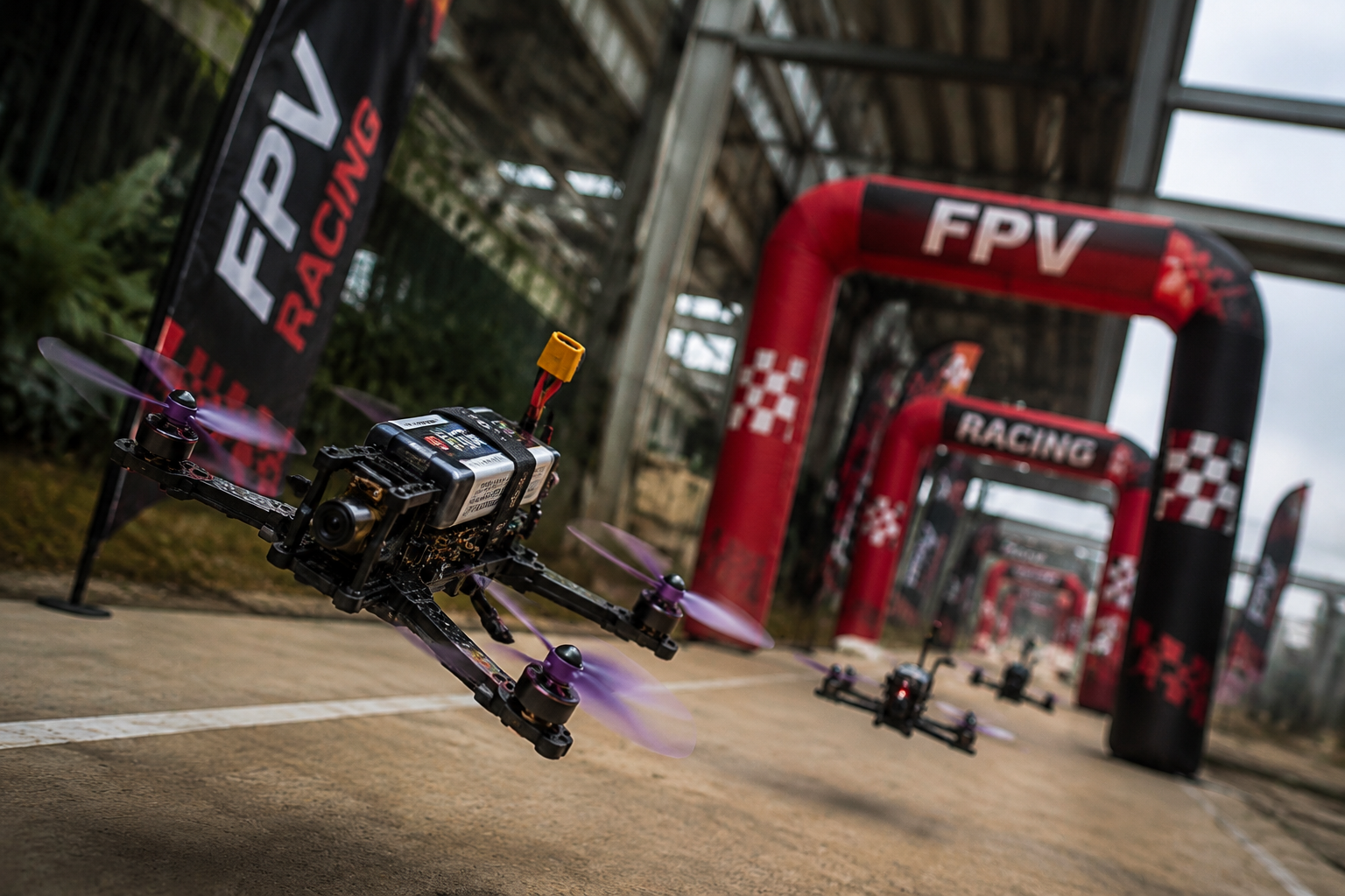 FPV drone racing